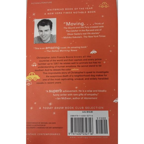 Vintage 2003 The Curious Incident of the Dog at Night-Time Paperback Mark Haddon - Picture 2 of 2